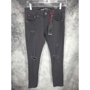 Spark Jeans Mens 28 X‎ 30 Gray Distressed Skinny Fit Dark Wash New With Tags